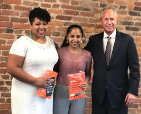 Anjali Chadha with Mayor Greg Fischer